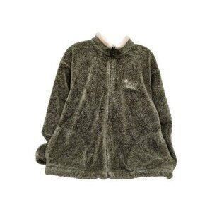 Alaska Green Fleece Pullover Quarter Zip M V Sea Lion Size Small / Medium